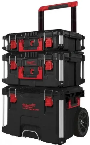 סט עגלה 3 ארגזים Milwaukee Packout - 4932464244