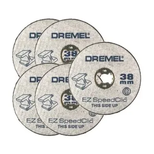 5 דיסקיות חיתוך 38 NHKHNYR ספיד קליק דרמל Dremel