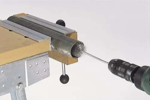 סט 4 מברשות פלדה על בליסטר מבית WOLFCRAFT