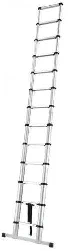 סולם טלסקופי נשען 11 שלבים רחבים 3.2 מטר Kapro