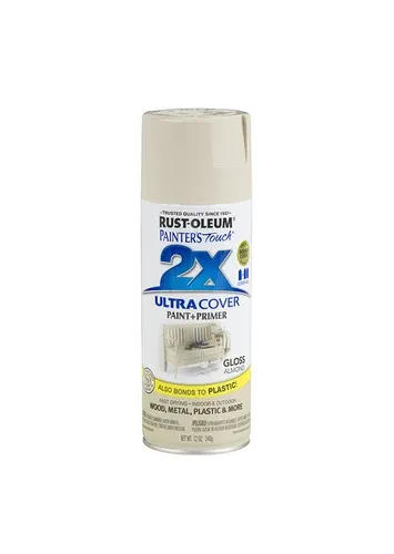 2X RUST-OLEUM ספריי צבע שקד מבריק
