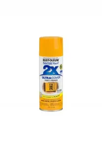 2X RUST-OLEUM ספריי צבע צהוב מבריק