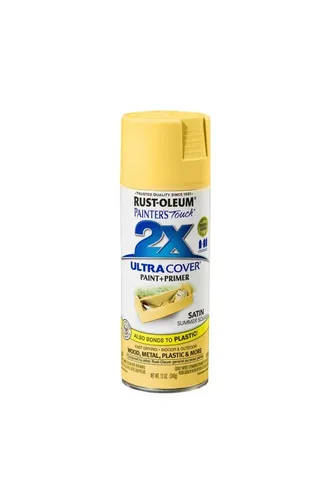 2X RUST-OLEUM ספריי צבע צהוב דלעת
