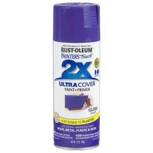 2X RUST-OLEUM ספריי צבע סגול מבריק