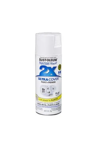 2X RUST-OLEUM ספריי צבע רקוע לבן