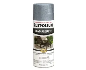 2X RUST-OLEUM ספריי צבע רקוע כסף