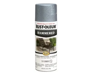 2X RUST-OLEUM ספריי צבע רקוע אפור