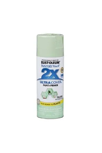 2X RUST-OLEUM ספריי צבע ירוק מנטה