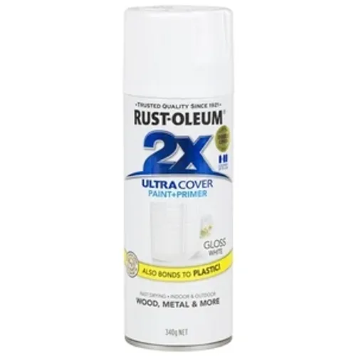 2X RUST-OLEUM ספריי צבע זכוכית חלבי