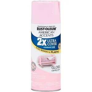 2X RUST-OLEUM ספריי צבע ורוד סוכריה