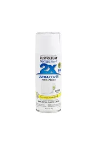 2X RUST-OLEUM ספריי צבע ולבן חצי מבריק