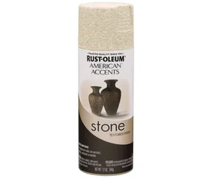 2X RUST-OLEUM ספריי צבע אפקט אבן שמנת