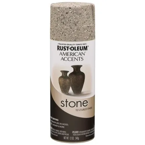 2X RUST-OLEUM ספריי צבע אפקט אבן חום