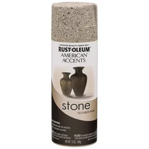 2X RUST-OLEUM ספריי צבע אפקט אבן חום