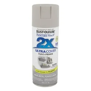 2X RUST-OLEUM ספריי צבע אפור בטון