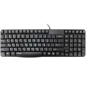 מקלדת למחשב עם חיבור USB עברית\אנגלית C-8200