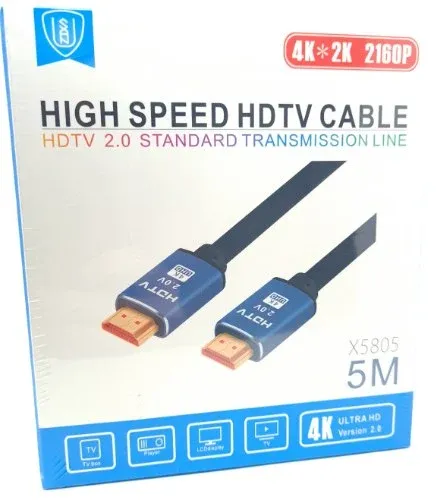 כבל HDMI 4K איכותי 5 מטר