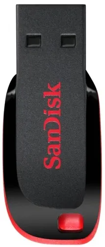 זיכרון נייד\התקן איחסון SanDisk - נפח 32GB - צבע שחור