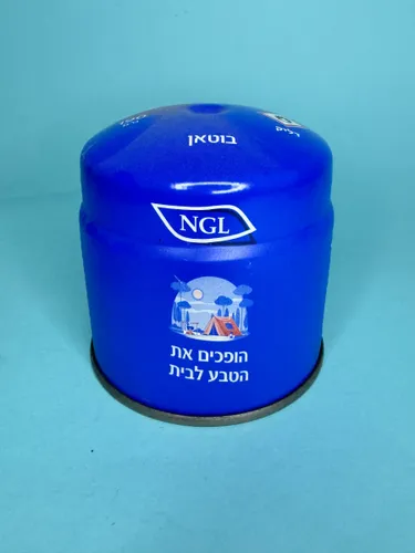 מיכל גז חד פעמי 190 גרם ראש דקירה לערכות קפה\גזיות שטח