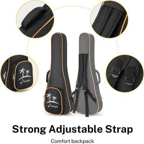 ערכת יוקללי סופרן EC937+EC814 DUS100 הכוללת תיק נשיאה + טיונר + שיעורי אונליין מבית DONNER