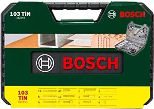 סט כלי עבודה מקצועי ואיכותי - 103 חלקים מבית BOSCH מק