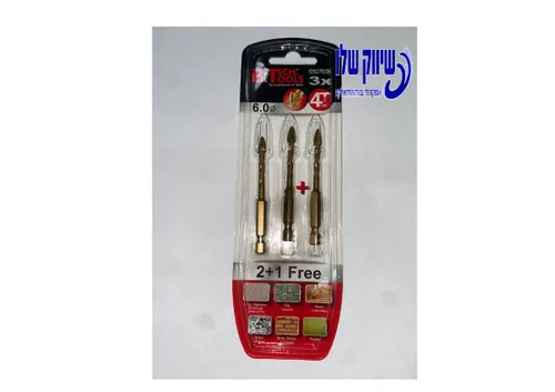 מקדח לאימפקט אוניברסלי 6 מ