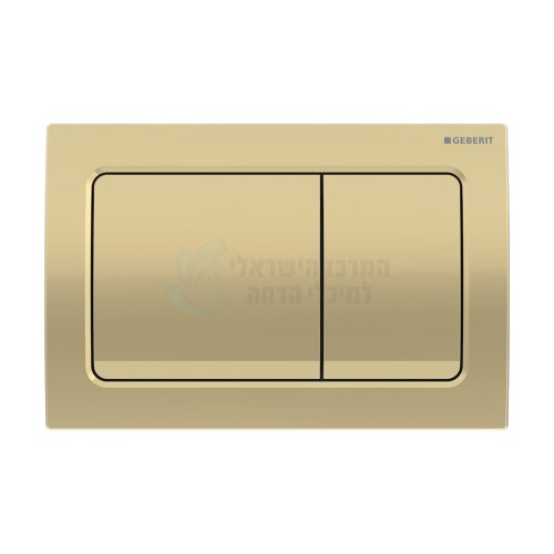 לחצן ניאגרה סמויה אלפא GEBERIT Alpha01 Square (לשעבר Alpha30) | זהב |