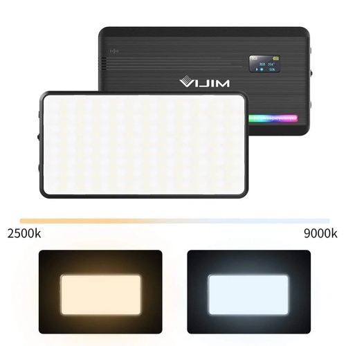 תאורת לד Ulanzi VIJIM VL196 RGB LED לסטרימינג ושידור חי