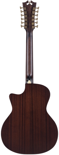 גיטרה אקוסטית 12 מיתרים מוגברת D'Angelico PREMIER FULTON CARAMEL BURST CUTAWAY