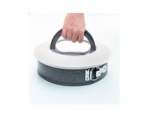 תבנית אפייה קפיץ 24 ס"מ עם מכסה וידית נשיאה סולתם