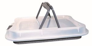 תבנית אפייה מלבנית עם מכסה ודית נשיאה 42X30X7.5 ס"מ סולתם