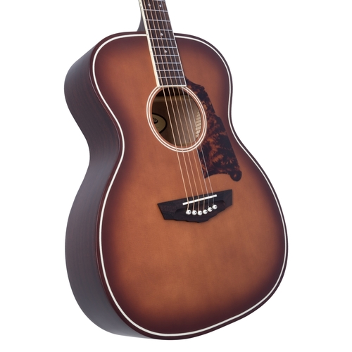גיטרה אקוסטית מוגברת D'Angelico PREMIER TAMMANY CARAMEL BURST CUTAWAY