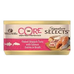 מעדן וולנס קור טונה וסלמון ברוטב 79 גרם Wellness Core