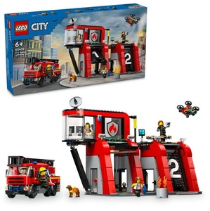 LEGO 60414 Fire Station with Fire Truck