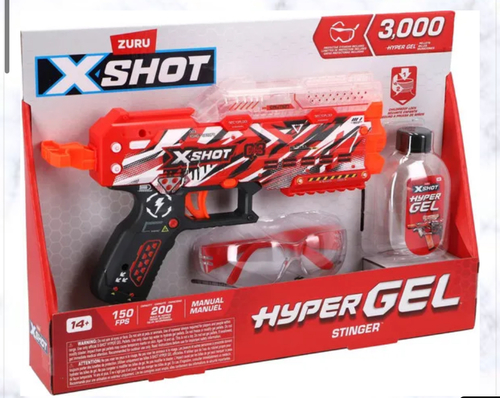 אקדח אקס שוט הייפר ג׳ל x shot
