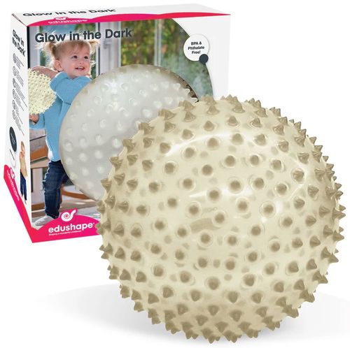 כדור תחושות/עיסוי ענק שקוף ורך עם זיזים בגודל 18 ס