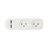מפצל 2 שקעים לבן + 2X USB -עד  3.1A NISKO