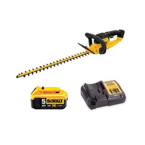 גוזם גדר חיה "22 דגם DCHT820B עם סוללה 5 אמפר ומטען Dewalt