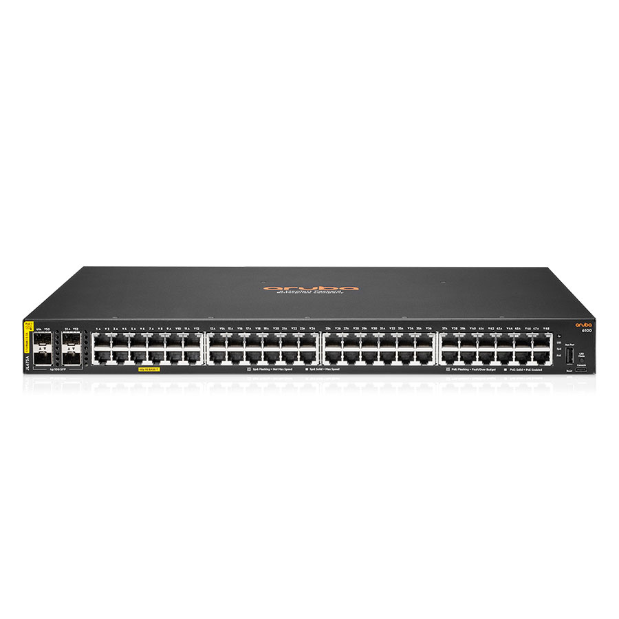 רכזת רשת / ממתג Aruba 6100 48G CL4 4SFP+ Switch JL675A