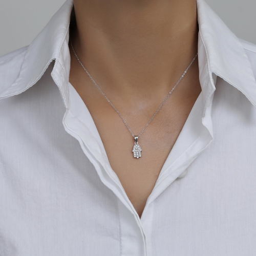 שרשרת חמסה כסף 925 סטרלינג