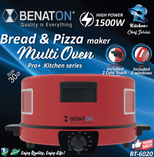 אופה פיתות ופיצה BENATON BT-6020