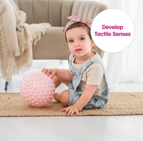 כדור תחושות/עיסוי ענק אטום ורך עם זיזים בגודל 18 ס