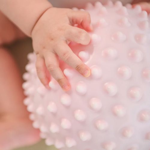 כדור תחושות/עיסוי ענק אטום ורך עם זיזים בגודל 18 ס