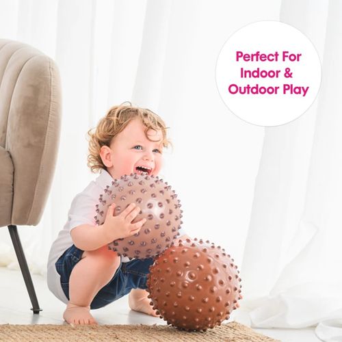 כדור תחושות/עיסוי ענק אטום ורך עם זיזים בגודל 18 ס