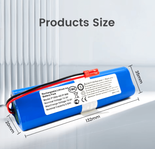 סוללה תואמת לשואב אבק רובוטי שיאומי  2600MAH Xiaomi Mijia 1C Robot 