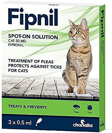 מוצרי הדברה לחתולים - אמפולות FIPNIL plus לחתול  - 1