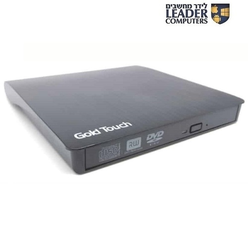 כונן צורב די.וי.די. חיצוני Gold Touch Slim E-USB-DVD-RW DVD-RW