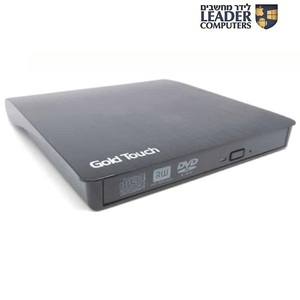 כונן צורב די.וי.די. חיצוני Gold Touch Slim E-USB-DVD-RW DVD-RW