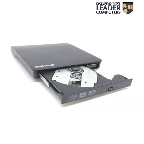 כונן צורב די.וי.די. חיצוני Gold Touch Slim E-USB-DVD-RW DVD-RW