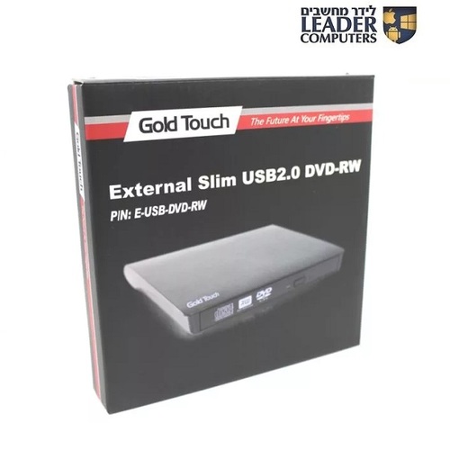 כונן צורב די.וי.די. חיצוני Gold Touch Slim E-USB-DVD-RW DVD-RW